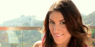 Big cock fucked busty teen August Ames