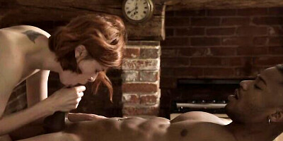 Joy Bear featuring Nina Sever's blowjob smut