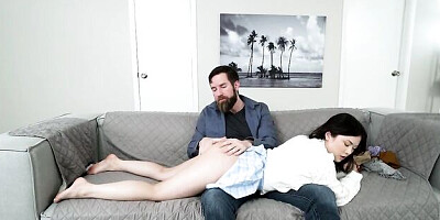 Asian fuck doll Lulu Chu nicely impaled in the doggy style