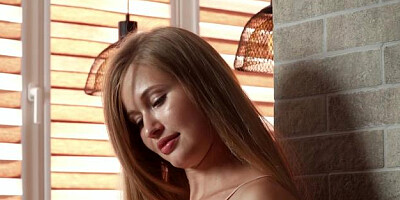 Nubiles: European Stella Cardo masturbating in the morning