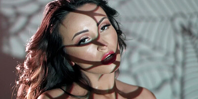 Beautiful lady with perfect tender body makes love to her partner