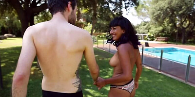 Sex by pool shows how much friends have been missing each other