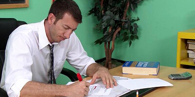 Big Tits at School: Teacher Brooke Wylde ass fingering