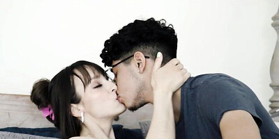 Awesome fake-boobed brunette Lexi Luna fucked by young man