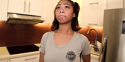 Amateur video with inviting Dana from Monger In Asia