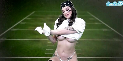 Maddy May's pierced nipples trailer by Cam Soda