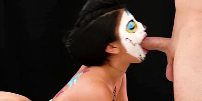 8thStreetLatinas: Latina Monica Belluci ass fucking