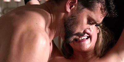 Romance: Gizelle Blanco rushes tied up