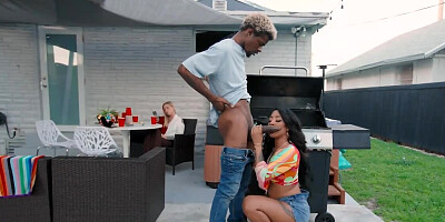 India Lordhefner gets banged by a BBC and eaten out too