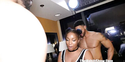 The Habib Show featuring mantrap's ebony smut