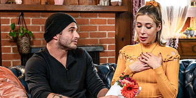 Aiden Ashley sucks it wet before fucking big time