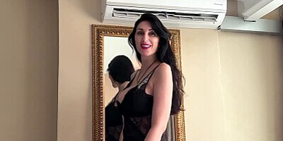 Morning in the hotel room