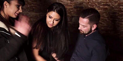 Dainty Valentina's wine cellar scene