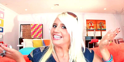 Bitchy blonde Jacky Joy uses both dildos and cocks to cum hard