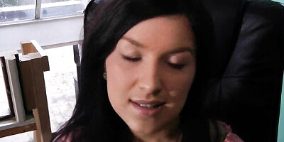 Oldje featuring Katie's sucking cock clip