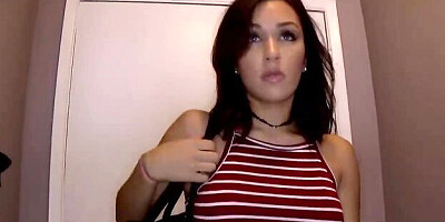 Fascinating pornstar's teasing dirt