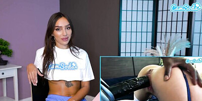 Glory hole video with sexual Kelsi Monroe and Lexi Luna from Cam Soda