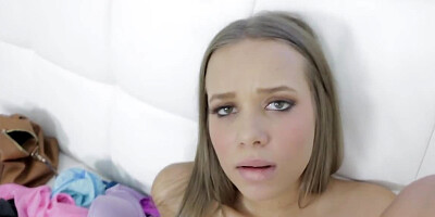 Hung boss cheats on wife with sexy young secretary in POV