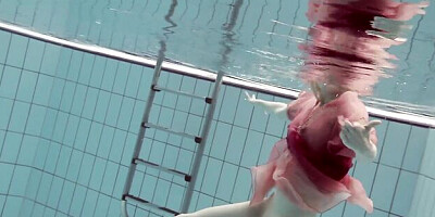 Small tits smut with nice-looking Katya from Underwater Show
