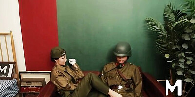 Delicate belle at 无码 scene