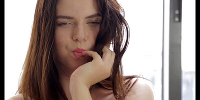 Fake phallus can bring enough emotions and sensations to cutie