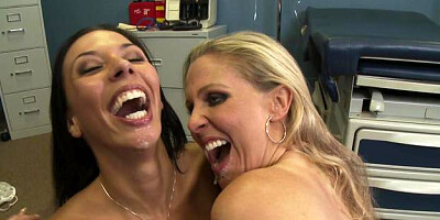 DoctorAdventures - Brown hair Julia Ann POV blowjob