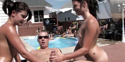 Group scene with matchless sugar baby from 3-WayPorn