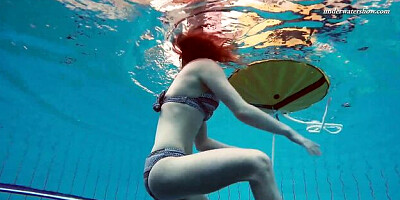 Underwatershow porn with stylish Liza from Underwater Show