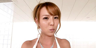 パイパン video with sexual amateur from Caribbeancom