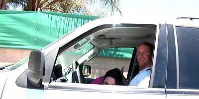After blowing her husband in the car, it is time they move to the bedroom
