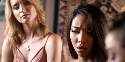 Lingerie movie with sensuous Amirah Adara and Lia Lin from Mixed X