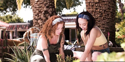 Alexis Tae's blindfold surprise smut by Girls Way