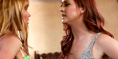 Watch witching Karlie Montana and Marie Mccray's clip