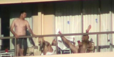 Sexo en el balcon