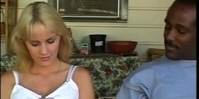 Sadism Blond teenage rails BIG BLACK COCK and does Anal Invasion