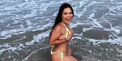 Duncan Saint fucking the busty Summer Col by the pool