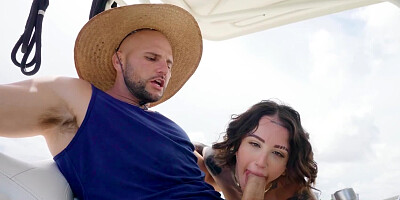 JMac and Valerica Steele are banging hard on that boat