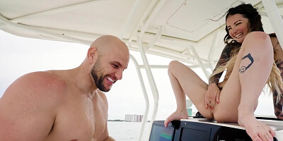 JMac and Valerica Steele are banging hard on that boat