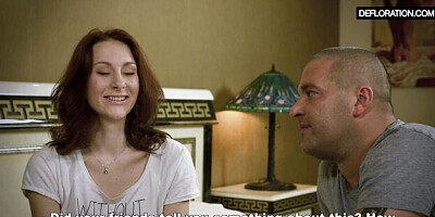 Serpente Edita's first time porn by Defloration TV