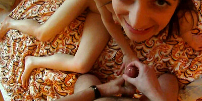 Amateur babe secretly filmed in POV while fucking with a random