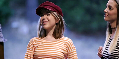 Sexy chicks lure black landlord into threeway before leaving him