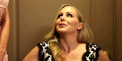 Two horny babes enjoy interracial lesbian fun