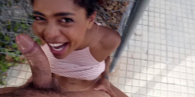 Man expands Ebony girl's vagina on railway station and films