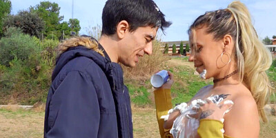 Dashing Shaynna Lover devours cock in premium display