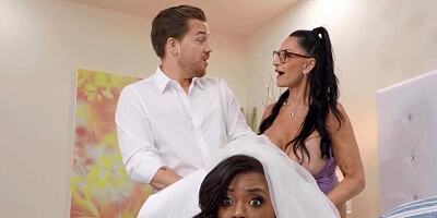 Rita Daniels and Avery Jane are doing fun with Kyle Mason