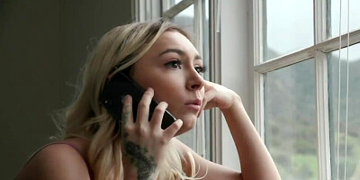 Chick gets pleasure from alien man's cocks in hubby's absence