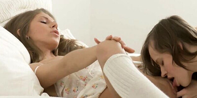 Glorious Krystal Boyd and Demida - lesbian trailer - Club Sweethearts