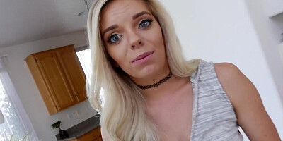 Fucking is much better for the blonde coed than house arrest