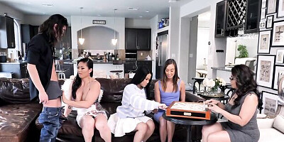 Christy Love and Nyomi Star are enjoying this huge cock