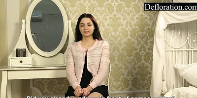 Pussy smut with nice-looking Alesya from Defloration TV